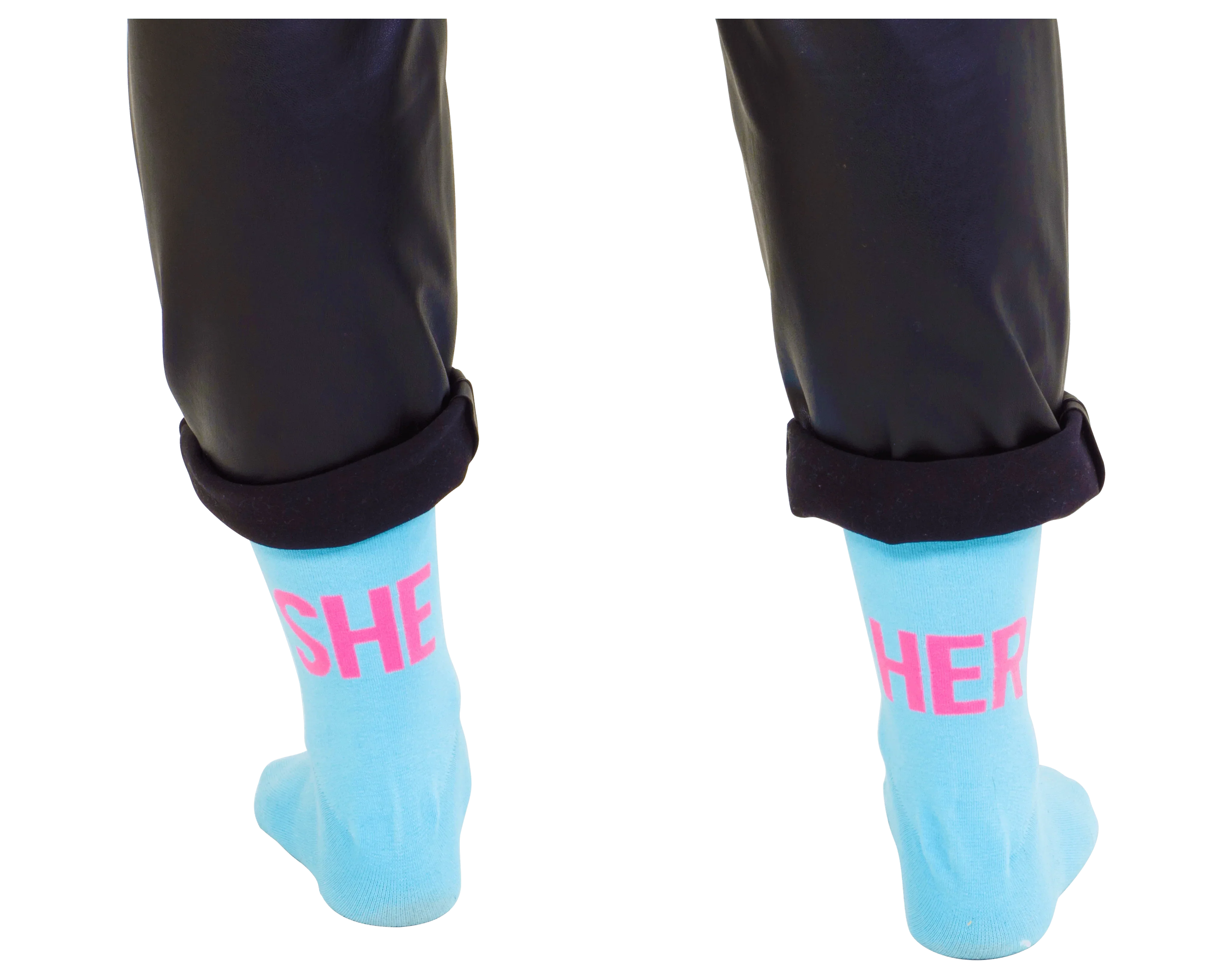 Gender Pronoun Socks - 1 pair - notjust